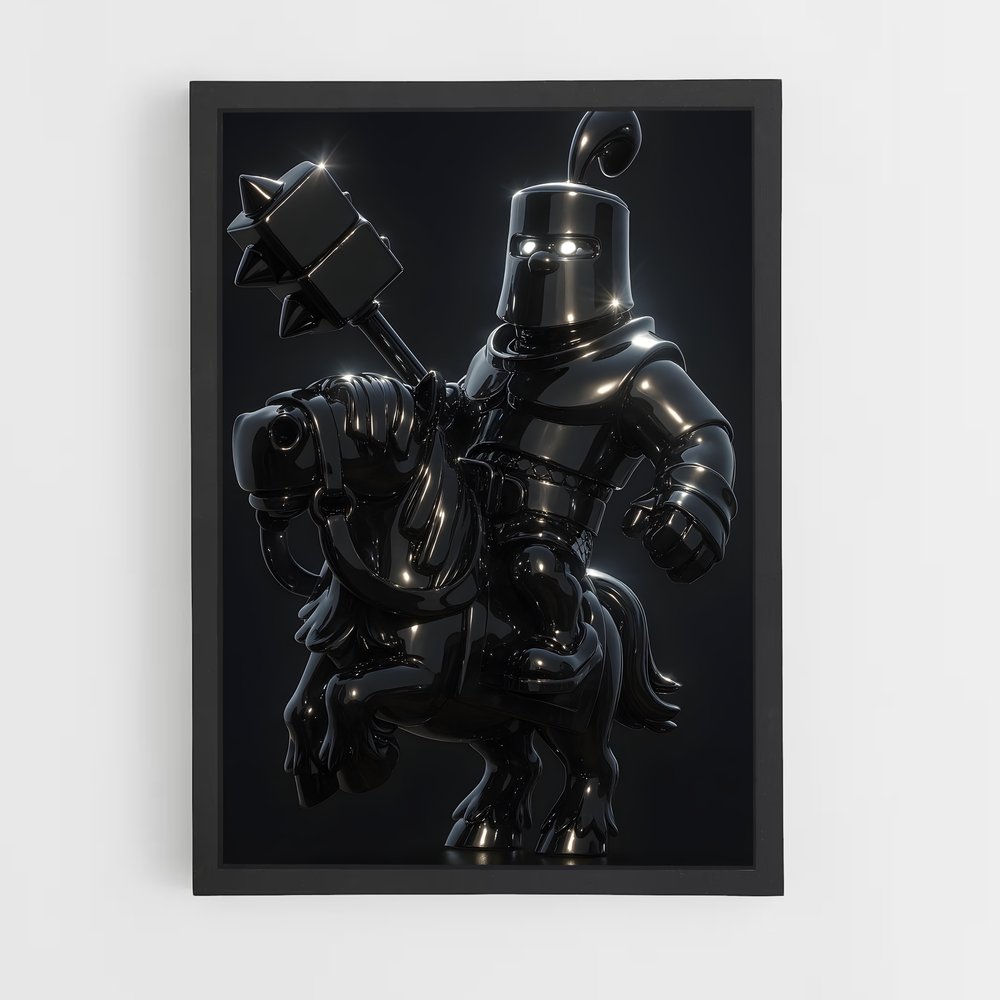 Poster Le Robot Chevalier – affiche Clash royale (vue 2)